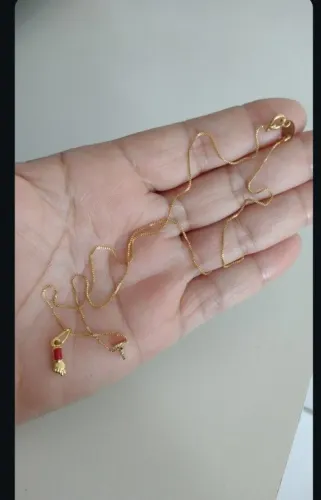 Semijóias banhado a ouro 18 k pegada esporte hexa.