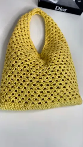 Bolsa em crochê 