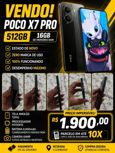 Celular poco X7 pro