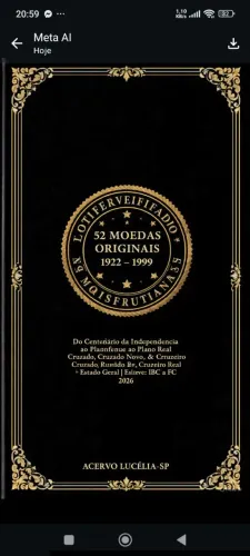Moedas antigas 
