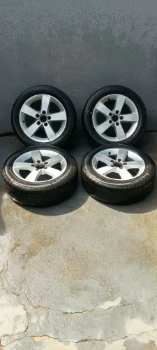 Jogo de Rodas Civic aro 16 Furacão 5x114 serve Opala Caravan