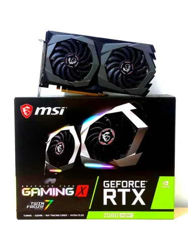 RTX 2060 SUPER MSI GAMING X 8GB GDDR6 256 BITS uma das melhores modelo raro!
