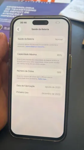 iPhone 15 Pro Max 256GB, cor Titânio Natural