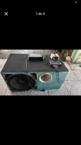 Som altomotivo ! Caixa trio de 15 ! 1 alto falante de 15 rex de 1000rms ! 