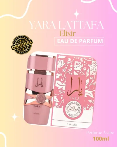 Perfume Árabe Original Importado Yara Lattafa Elixir Feminino 100ml