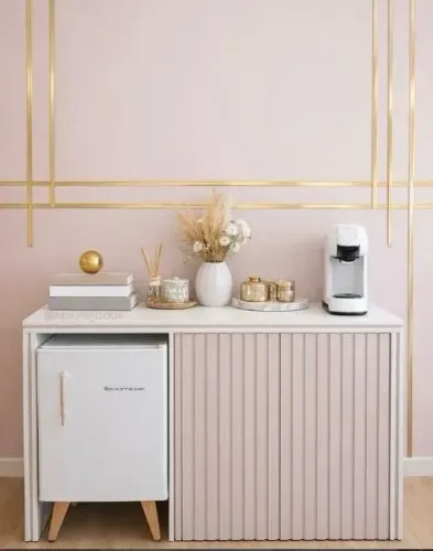 Armário Aparador com Espaço para Frigobar - Café