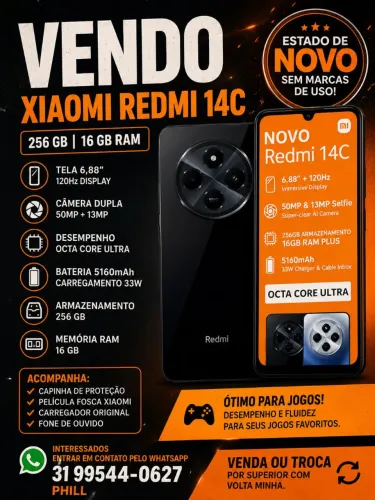 Xiaomi Redmi 14C - 256 GB/16 RAM