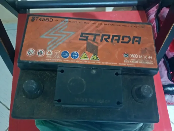 Bateria Strada 45 está descarregando