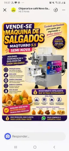 Máquina de fazer salgado