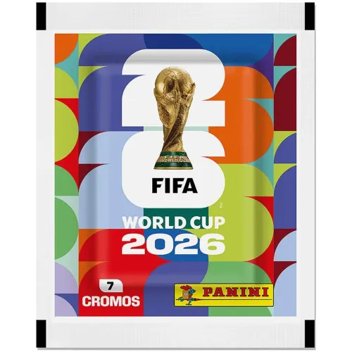 Envelope de figurinhas da copa do mundo 2026