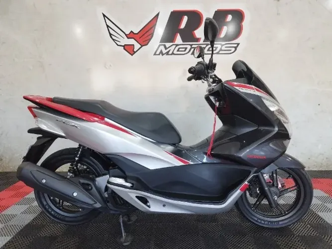 PCX 150 Sport Cbs 2018 Cinza / Vermelha com 4.000 km igual a Zero ( A mais Top do Mundo )