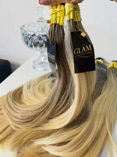 Cabelo loiro 50 cm 