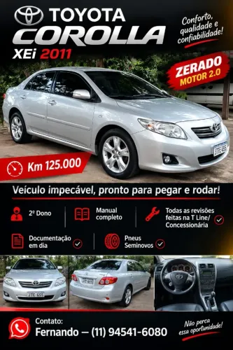 Toyota Corolla XEI 2.0 Flex 16V Aut. 2011