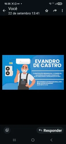 Instalação, Manutenção, Reparo, Limpeza e Higienização de Ar condicionado