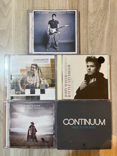 CD - John Mayer - Continuum, Paradise Valley, Battle Studios, Heavier Things, Room for 
