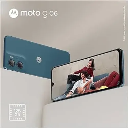 Motorola MOTO G06 128gb/4RAM  R$949,00 (Azul) NOVO NA CAIXA 