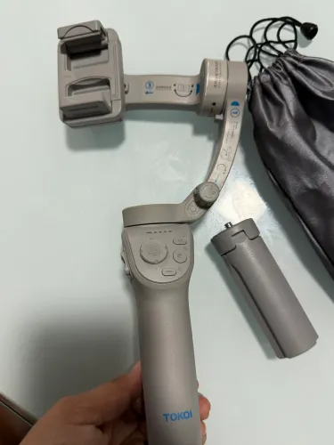 Gimbal - estabilizador profissional 3 eixos com led