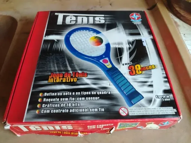Video Game Tenis da Estrela Completo Funcionando (LEIA O ANUNCIO)