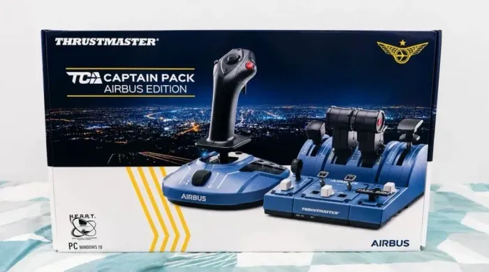 Thrustmaster TCA Captain Pack Airbus + Kit Extensão Throttle Incluso