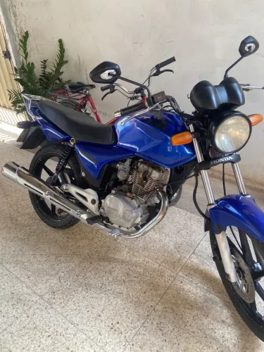 Titan 150 esd, azul Twister