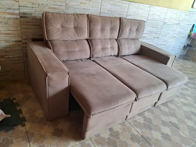 SOFÁ RETRÁTIL DE 3 LUGARES