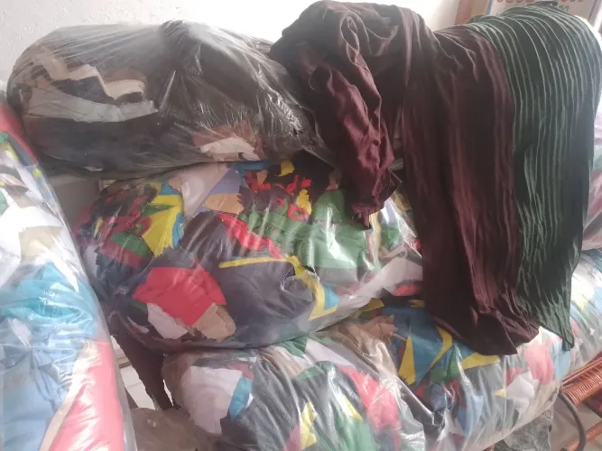 Tecidos de diferentes tamanhos para roupas ou e enchimentos