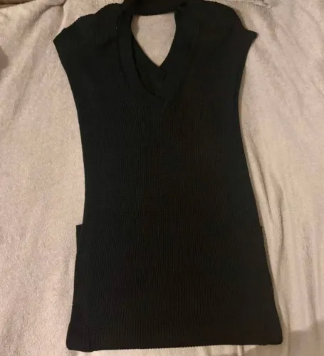 Vestido de crochê longo