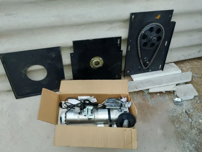 Kits Motor de portão de enrolar mais 5 metro de tubo 150 mm 