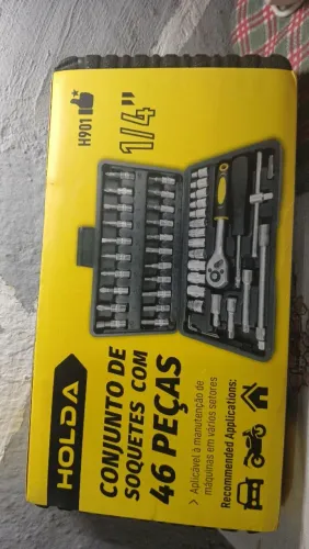 Conjunto de soquetes com 46 peças 