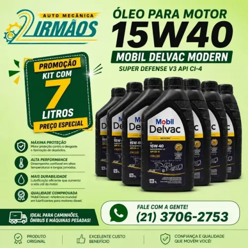 KIT OLEO MOTOR 15W40 DELVAC