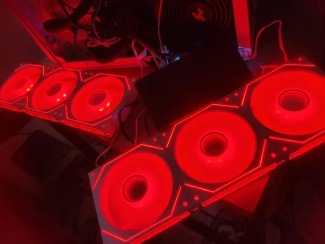 Kit 6 fans novas magnéticas