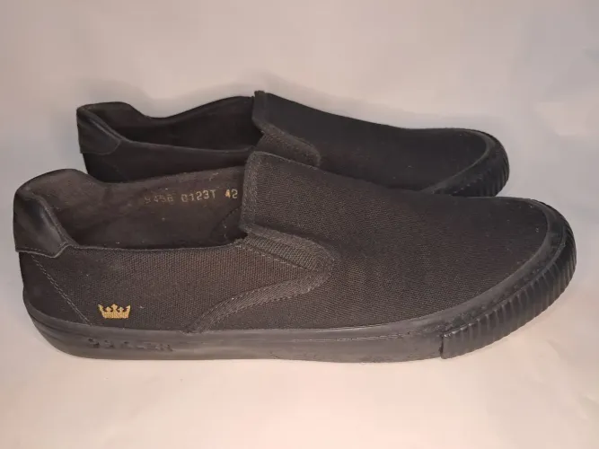 Tênis Canvas Slip On Osklen black sole