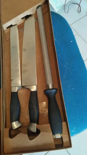 Kit facas para Churrasco 03 Pçs Kopo