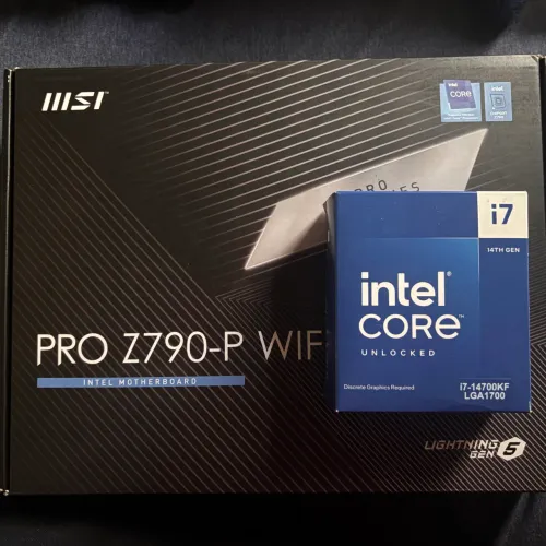 Combo Intel Core i7 14700KF( Excelente bin ) + Msi Pro Z790-P WIFI DDR5