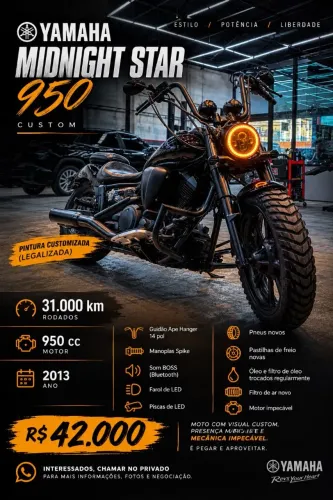 YAMAHA MINDNIGHT STAR