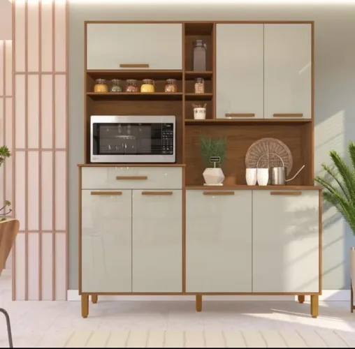 Armário de Cozinha Amsterdã Fidelitá 160cm - Semi-montado (Excelente estado)