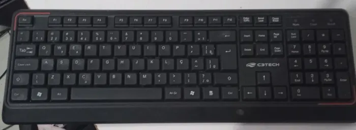 Teclado sem fio para PC e notebook