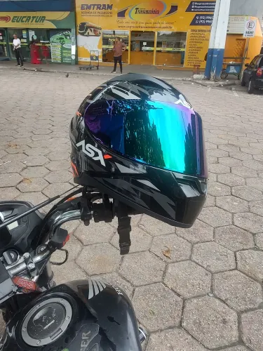 Capacete ASX TM 62 motocicleta 