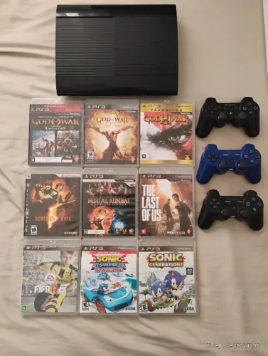 PLAYSTATION 3 SUPER SLIM ORIGINAL - ÚNICO DONO | KIT IMPECÁVEL PARA COLECIONADORES