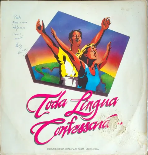 Lp Disco de Vinil Gospel Evangélico Comunidade Da Chácara Shalon - Raro - com encarte