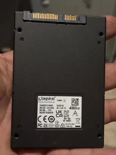 Ssd 480. Kingston. Novo