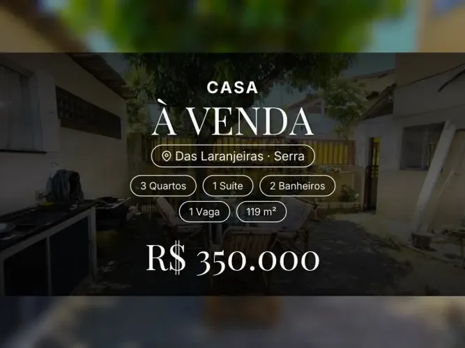 Ideal para famílias: casa em condomínio no bairro Das Laranjeiras!