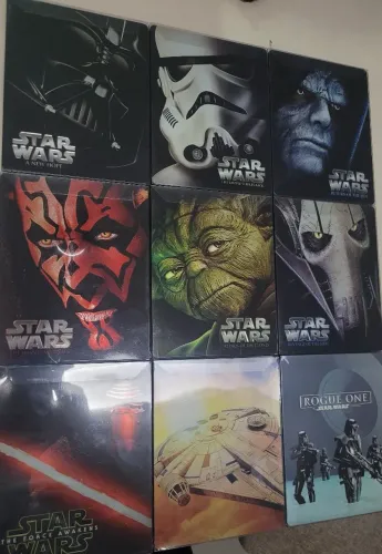 Coleção steelbook Star Wars