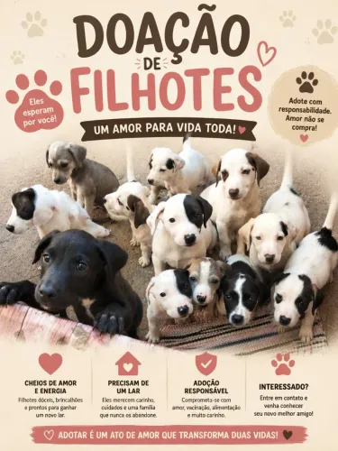 Doações de filhotes