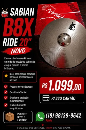 Prato Sabian b8x