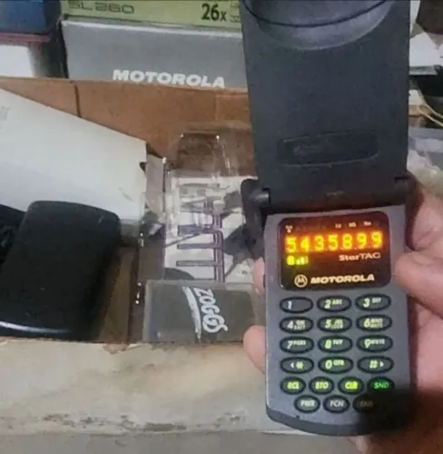Motorola startac 6000 vintage, para colecionadores ou item de decoração