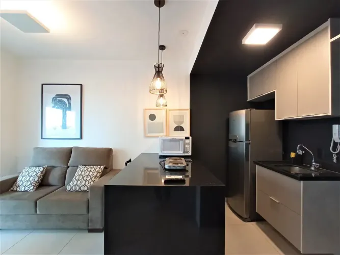 Jardim Tarraf 2 - Apartamento mobiliado com 1 quarto 34 m²