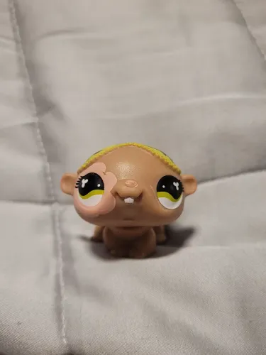 Littlest Pet Shop Hamster McDonald's Original Hasbro Sem Base
