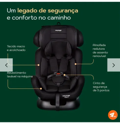 Cadeirinha para Carro Voyage Legacy