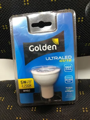 Lâmpada LED Golden Ultra LED GU10 5W Bivolt 2700K - 660 Lumens